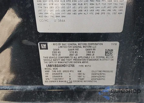 2017 Buick Envision Essence z USA, uszkodzony, nr VIN LRBFXBSAXHD112766